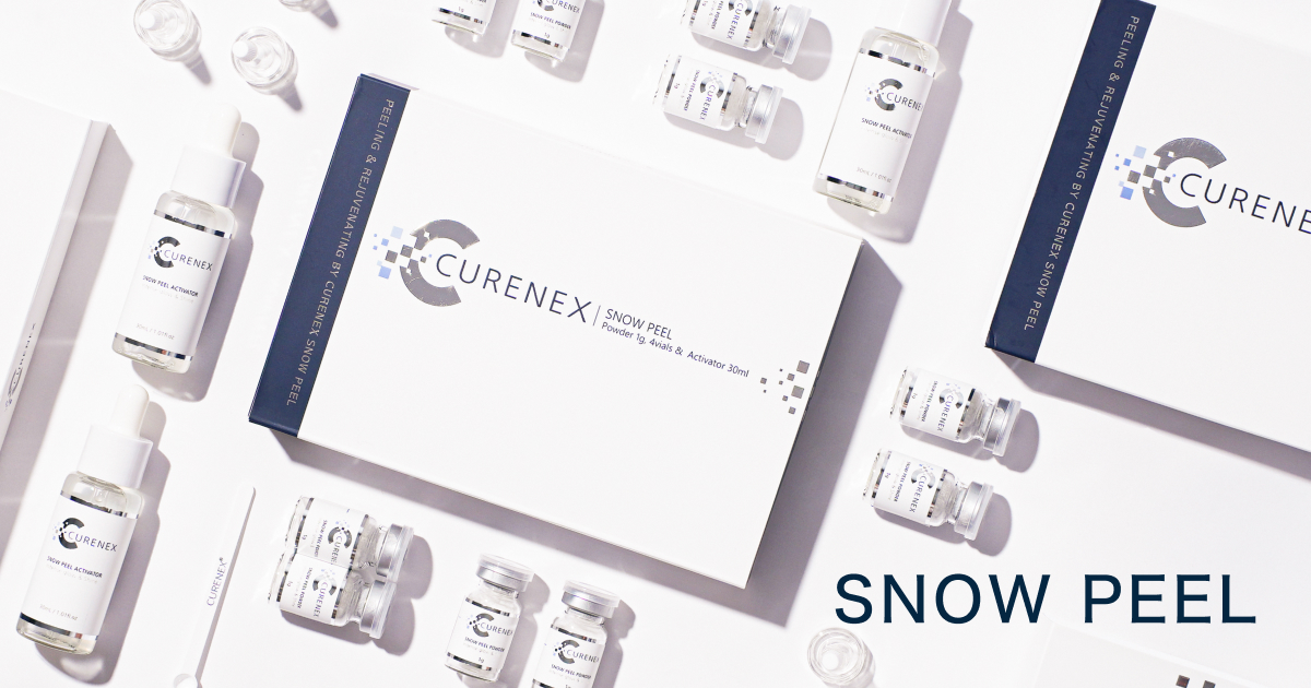 雪花ピール | 透明感を放つ雪肌へ導く韓国発・業務用ピーリング | CURENEX